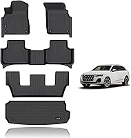 Vista 64 de KELCSEECS - Tapetes de piso y forro de carga para auto