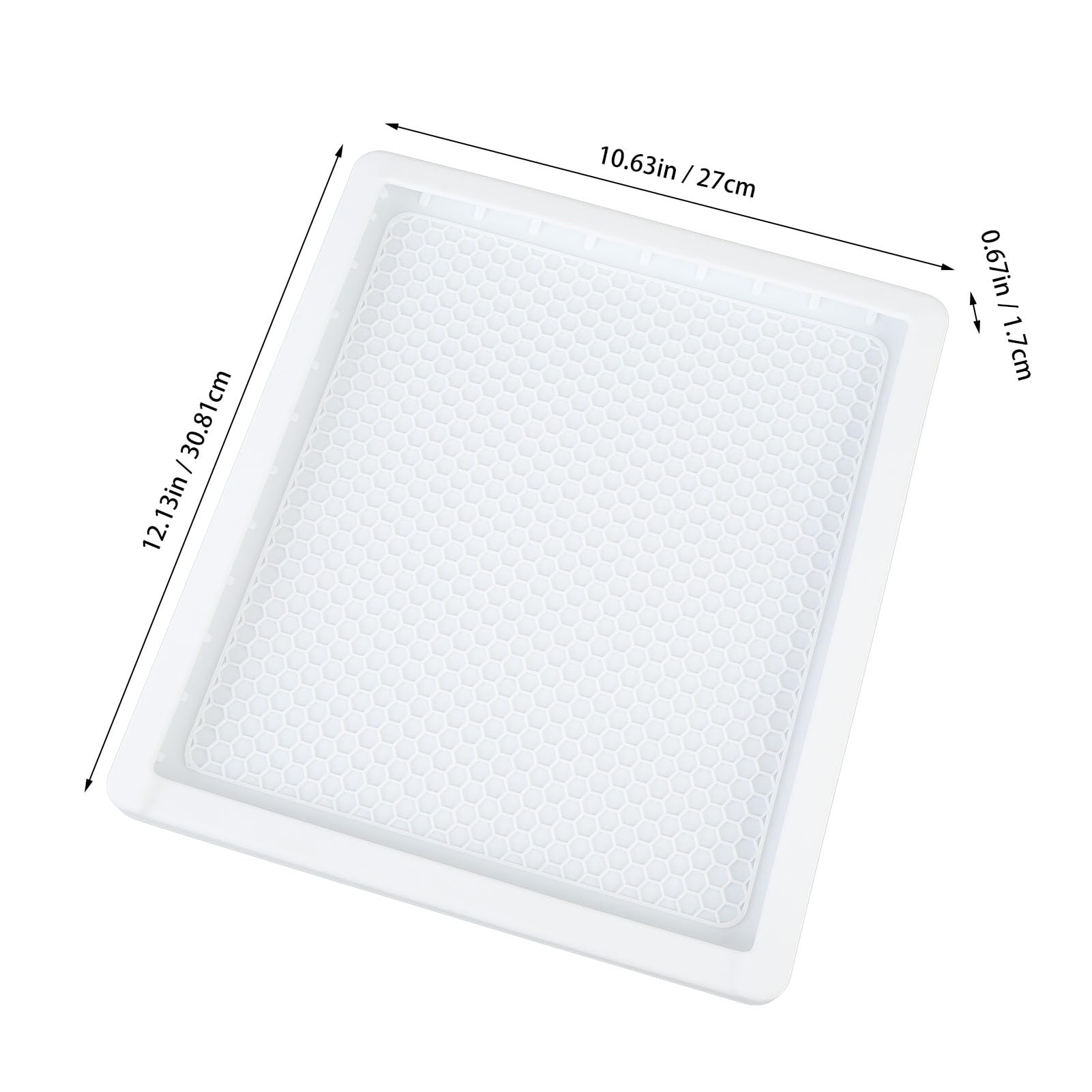 YWBL-WH Beehive Heat Dissipation Silicone Satellite Protective Cover Dish Antennae Protector with Flexible, Easy Installation and Removal for Mini Accessories