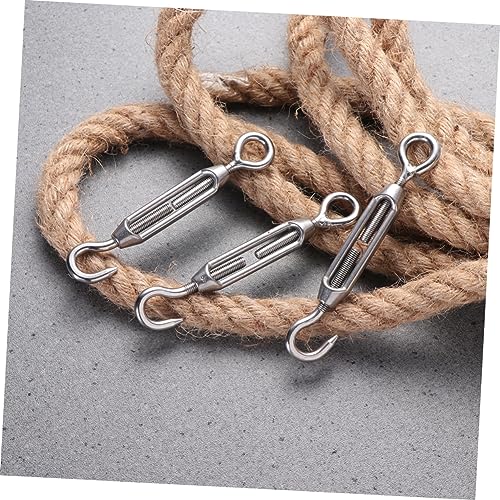 HEALLILY 5 piezas Tensor de Cable de Acero Inoxidable para Tensar Cables de Alambre miniatura 7