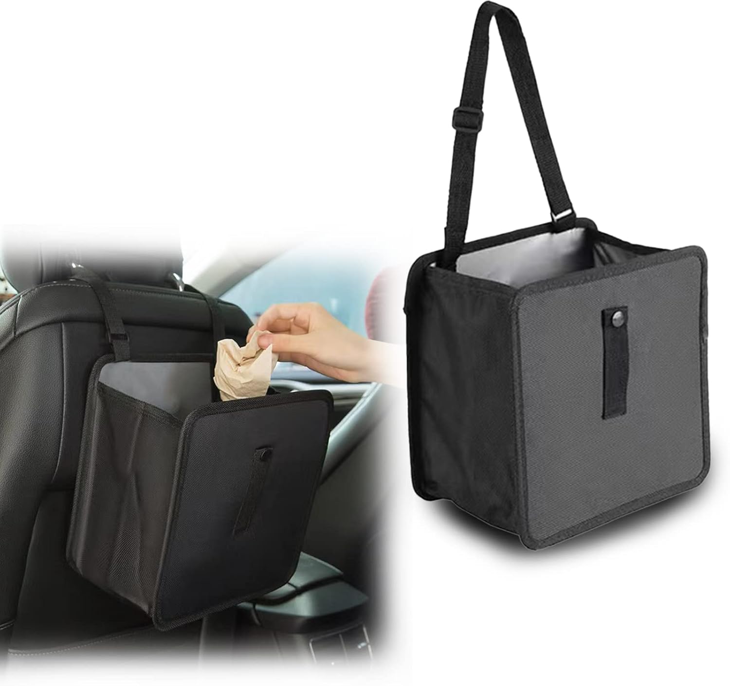 JDDRY Hanging Car Garbage Bag,Waterproof Leakproof