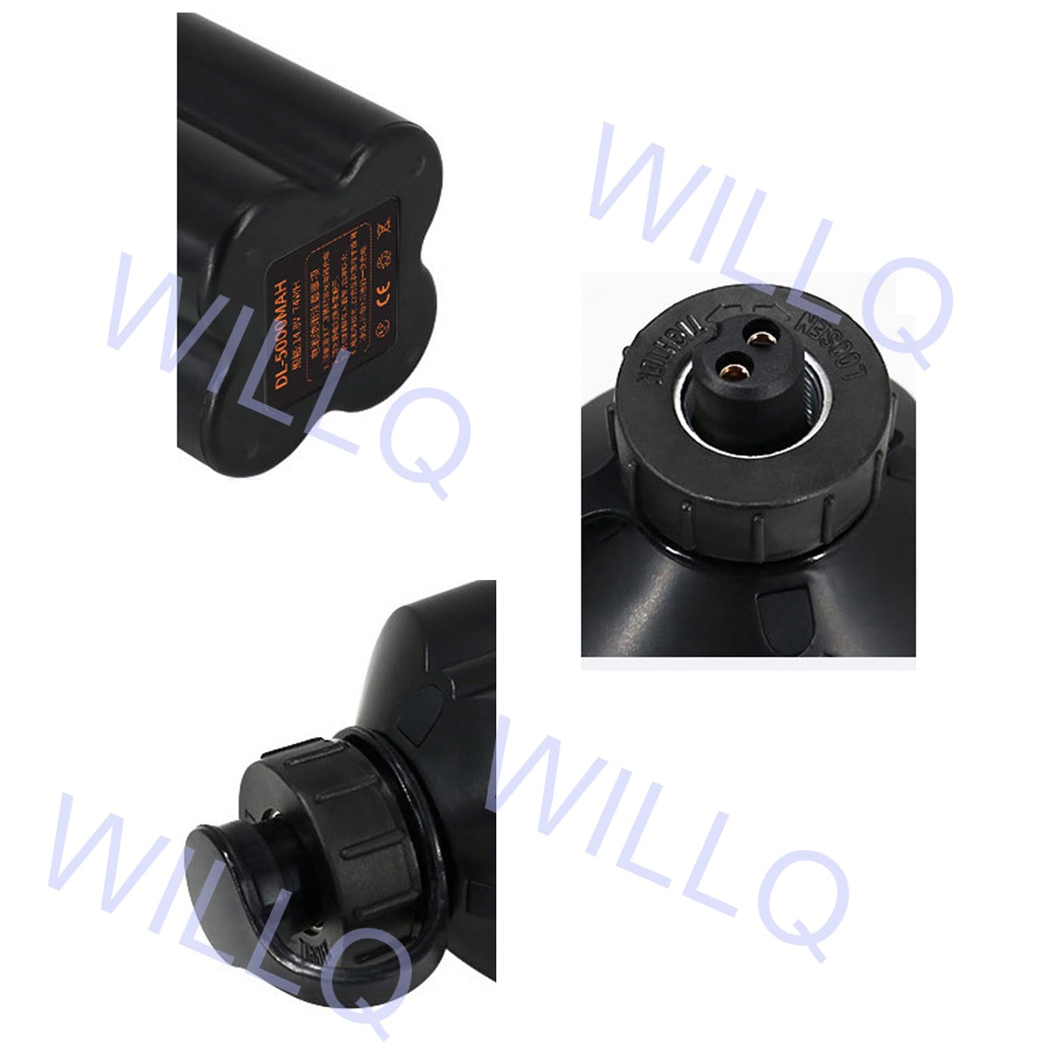14,8V 10000mAh 7000mAh 5000mAh 3500mAh Carrete eléctrico Pesca en mar Toma la batería de Litio de Las Ruedas Recargable con Cargador + Cables Connect Lines + Bolsa
