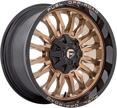 FUEL OFF-ROAD D797 ARC 20X9, 6X5.5, 5.04, 1mm PLATINUM BRONZE WITH BLACK LIP - D79720908450