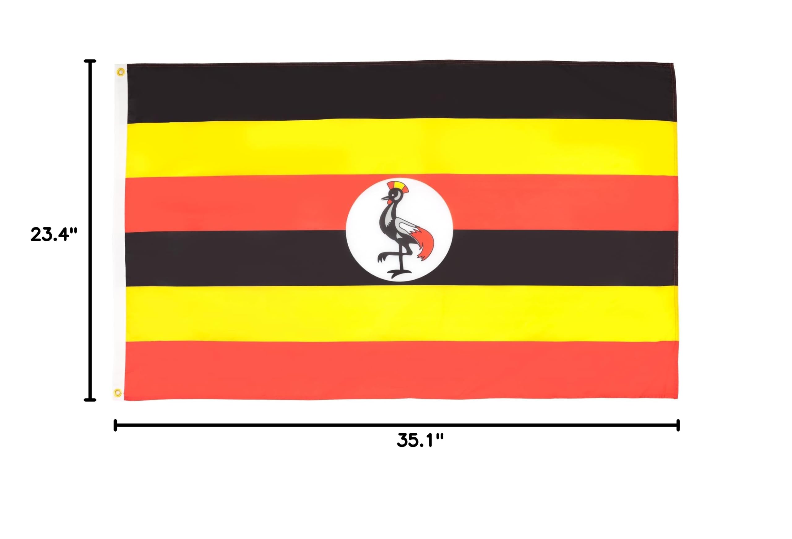 AZ FLAG - Sierra Leone Flag - 2x3 Ft - 100D Polyester Sierra Leonese Banner with Two Metal Grommets - Fade Resistant - Vivid Colors - 2' x 3' Feet - 90x60 Cm — view 125