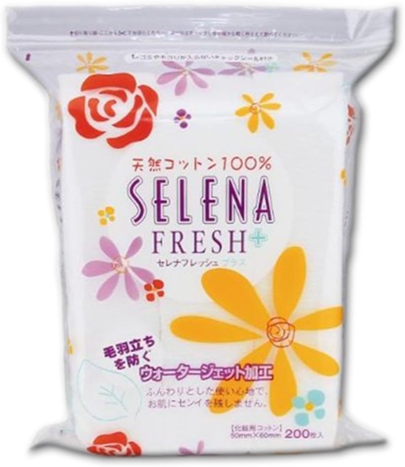 Selena Fresh Plus Puff 200 Sheets