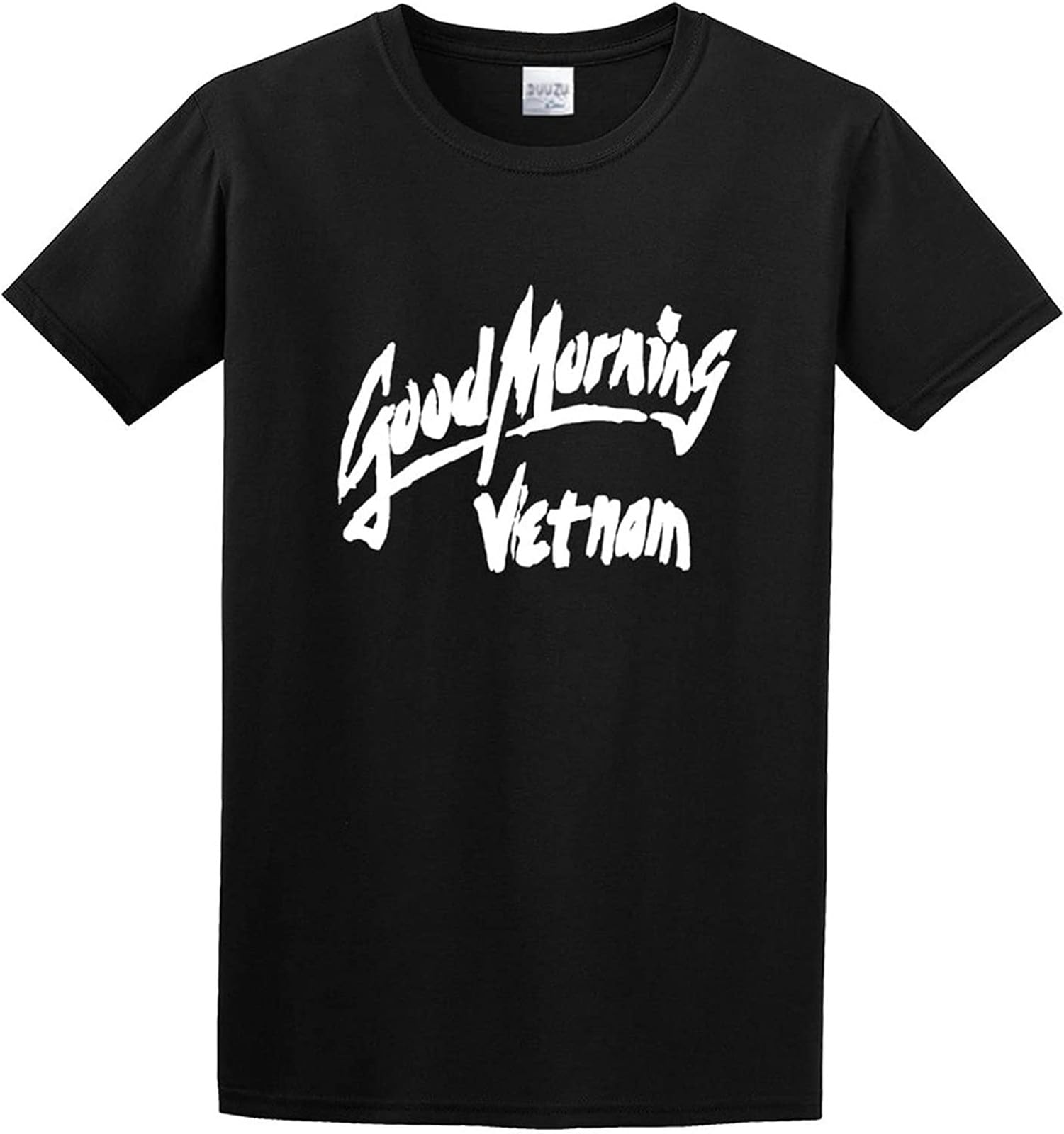Zhentai Black Good Morning Vietnam Funny Robin Williams Dvd Gift Present Men's Unisex Graphic Tee Large