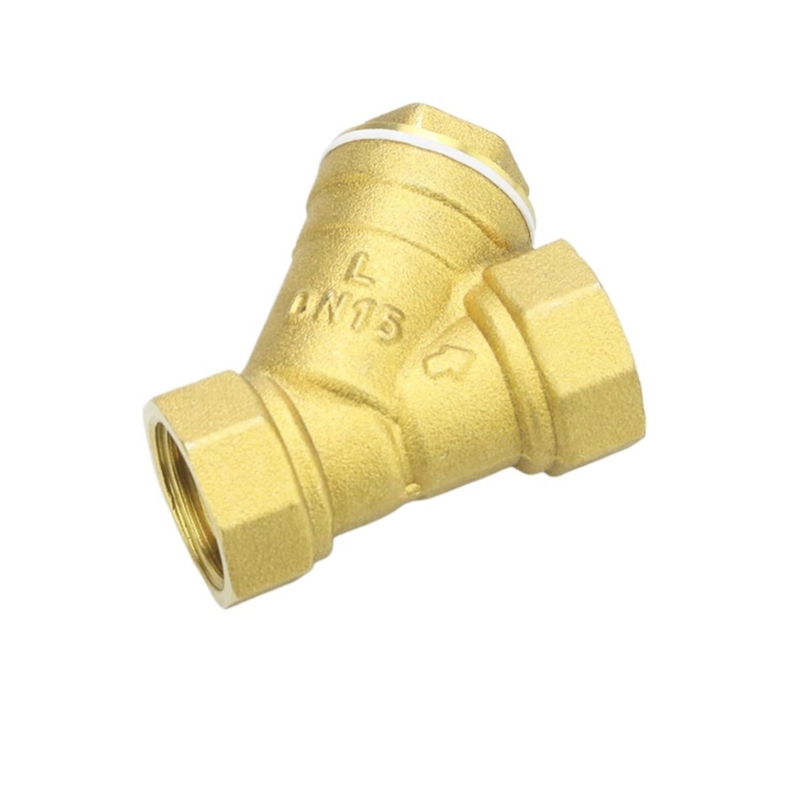 Filtro de latón con Forma de Y de 1/2", 3/4", 1", 2", 3" y 4" con Rosca Hembra en línea de Malla Y.(2")