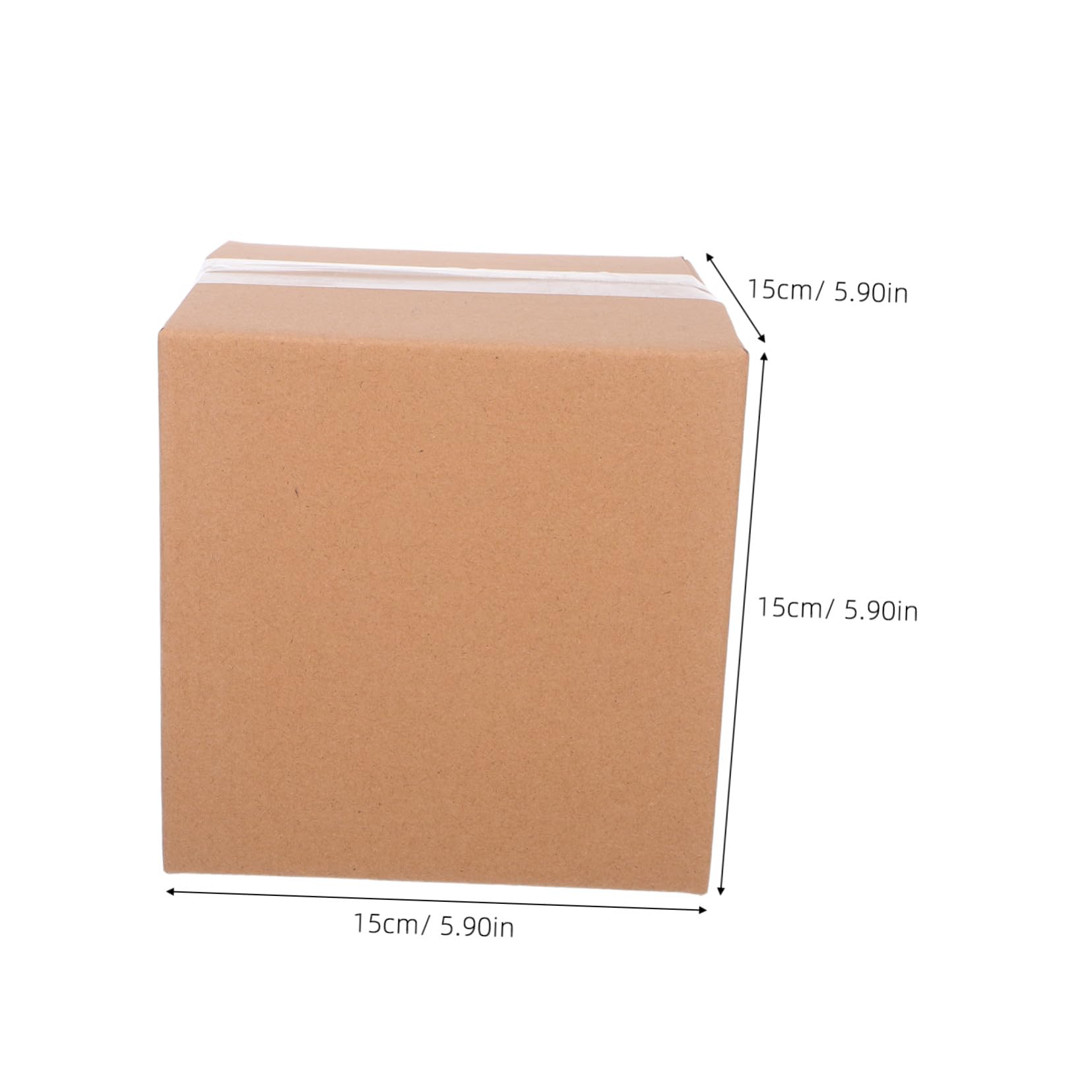 Holibanna 15 Piezas Caja Express cajas de envío cajas para embalaje mudanza pequeñas de cartón para envío Papel Marrón claro
