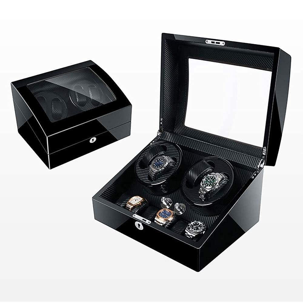 NZPOST Watch Winder Automatic Wooden Watch Winder 4+6 Storage Boxes for 10 Watch Winder for Automatic Watches