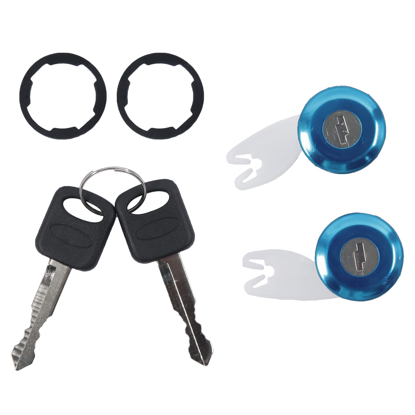 Door Lock Cylinder Set W/ Keys – Fits 99-16 Ford F150 F250 F350 F450 (OXILAM MOTORS)