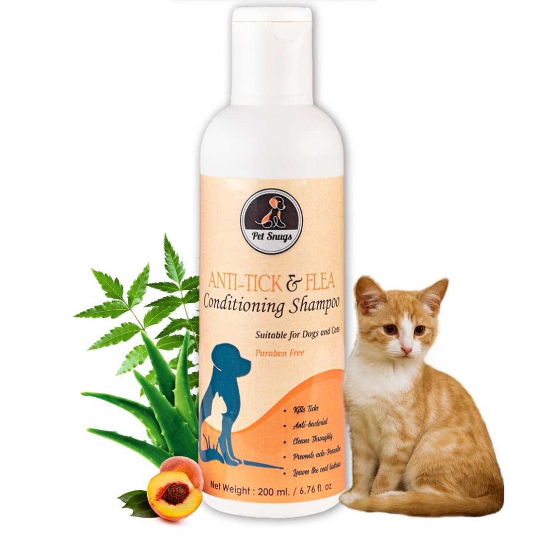 See full amazon price history chart for Petsnugs Cats Anti Tick & Flee Conditioning Shampoo, 200 Milliliter, Cat Shampoo, Ingredients: Neem Extract Peach Extract, Paraben Free, Pet Shampoo Petsnugs Cats Anti Tick & Flee Conditioning Shampoo, 200 Milliliter, Cat Shampoo, Ingredients: Neem Extract Peach Extract, Paraben Free, Pet Shampoo (B0CY8GHL8N) Amazon Price History, Amazon Price Tracker