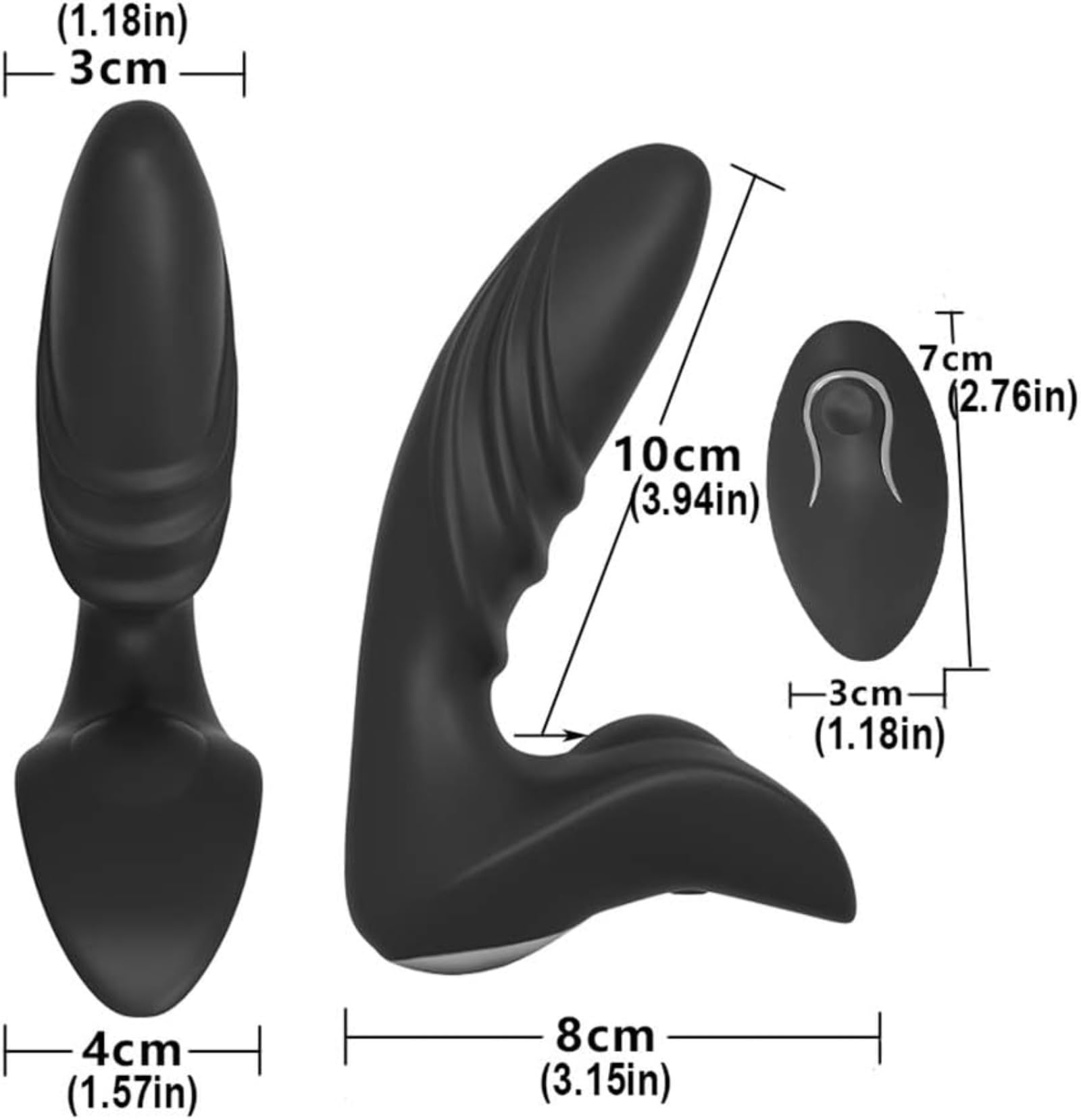 Massaggiatore della Prostata, Spina del Culo Anale Uomini Masturbatore Uomini Wireless Telecomando Massaggiatore della Prostata