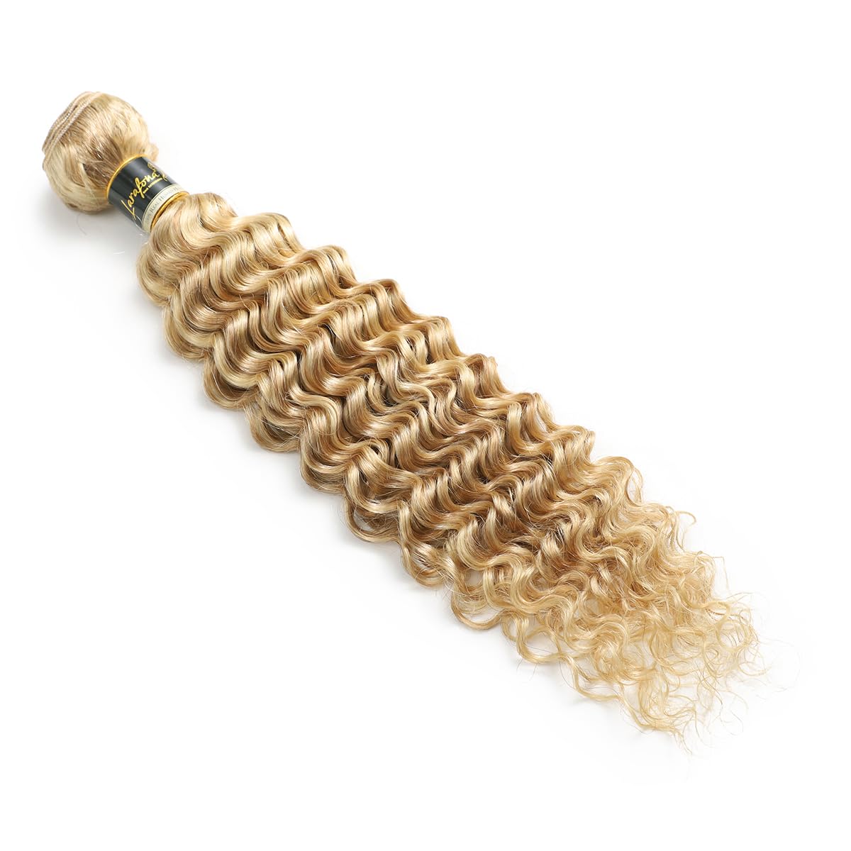 Hair Echthaar Tressen Locken Blond Human Hair Extensions 100% Remy Highlights Honey Blonde Curly Hair Bundles 100g/pc 28inch/70cm