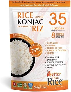 Better Than Foods Better Than Non Drain Rice Shaped Konjac, 300 Grams
