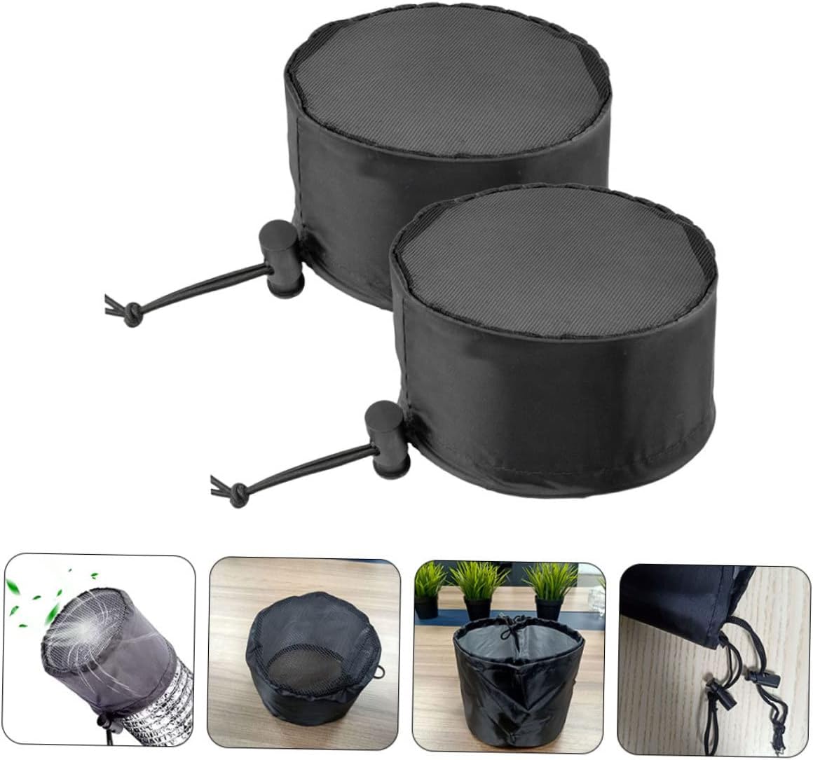 2Pcs Oxford Cloth Vent Covers, Adjustable Air Duct Filter