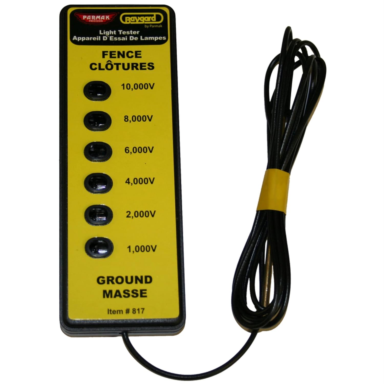 Parmak Precision 817 6 Light Electric Fence Tester Patio