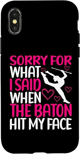 Funda para iPhone XXS Baton Twirler Majorette Baton Twirler