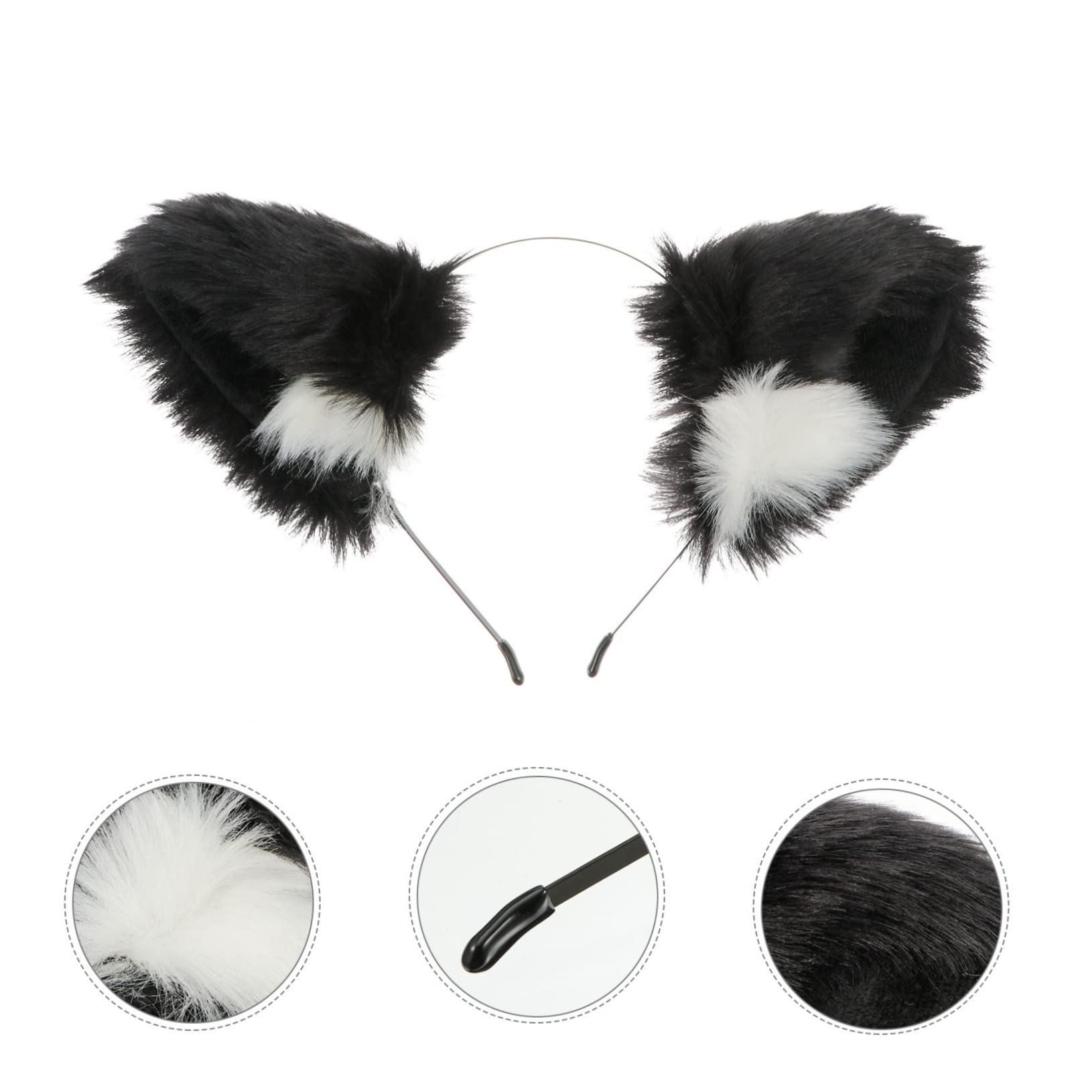 TINEASUR Plush Cat Ears Hairband Cute Cosplay Cat Ear Headband Performance Headdress Party Ideal Women Girls Kids - Image 2