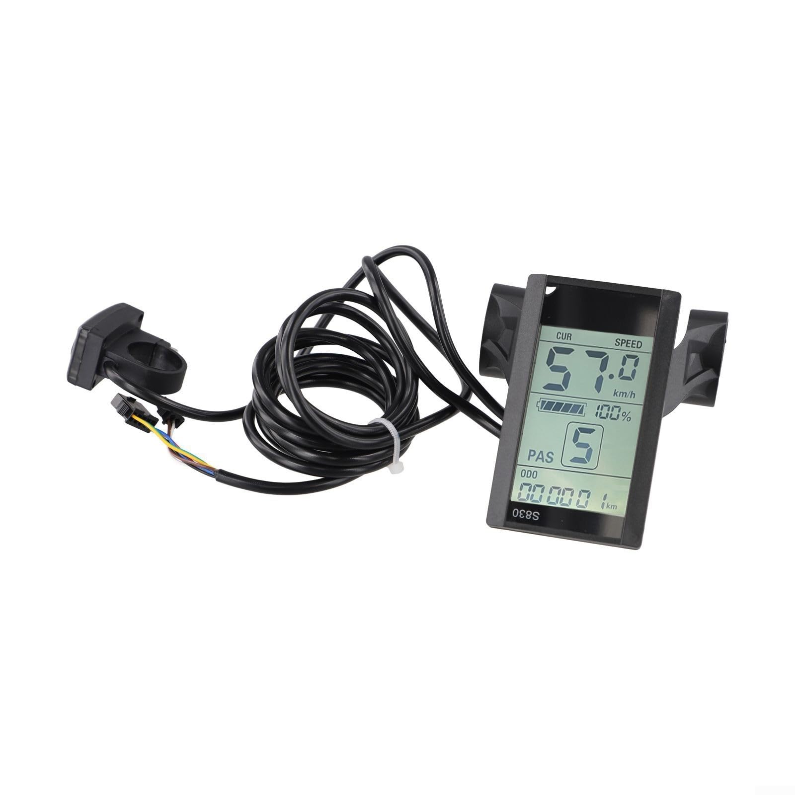 JN LCD-S830 - Expositor de bicicleta eléctrica, 24 V, 36 V, 48 V, para