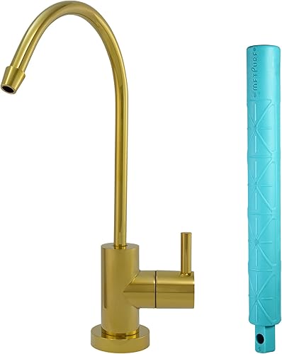Miniatura 14 de Metpure Grifo de filtración de agua, ósmosis inversa, sin espacio de aire, sistema de filtración de agua potable, boquilla dispensadora de agua