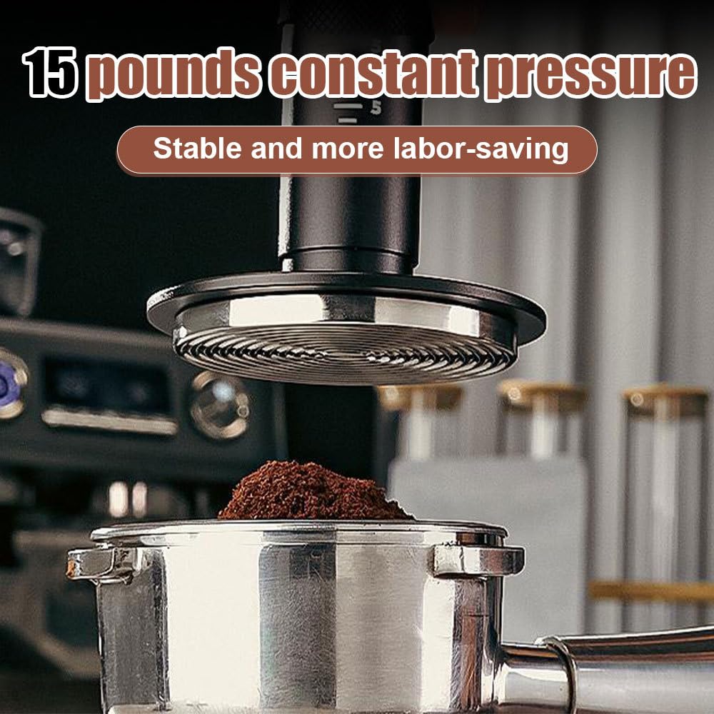 Tamper do espresso, 51/53/58 mm, prasa do kawy, stała 6,8 kg, tamper ciśnieniowy do kawy w kawiarni