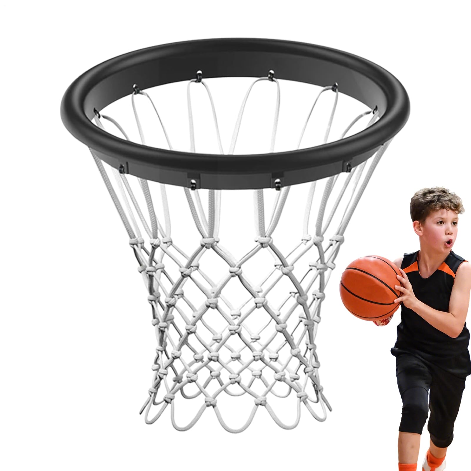 Basketball Hoop Net- Da Basket Tpu Morbida, Baskets Pesante NET Di | Sostituzione Del Cerchio, Prodotti Per Il Campo Da Baskets | Accessorio Per Il Campo Da Baskett Resistente Alle Intemperie Pe