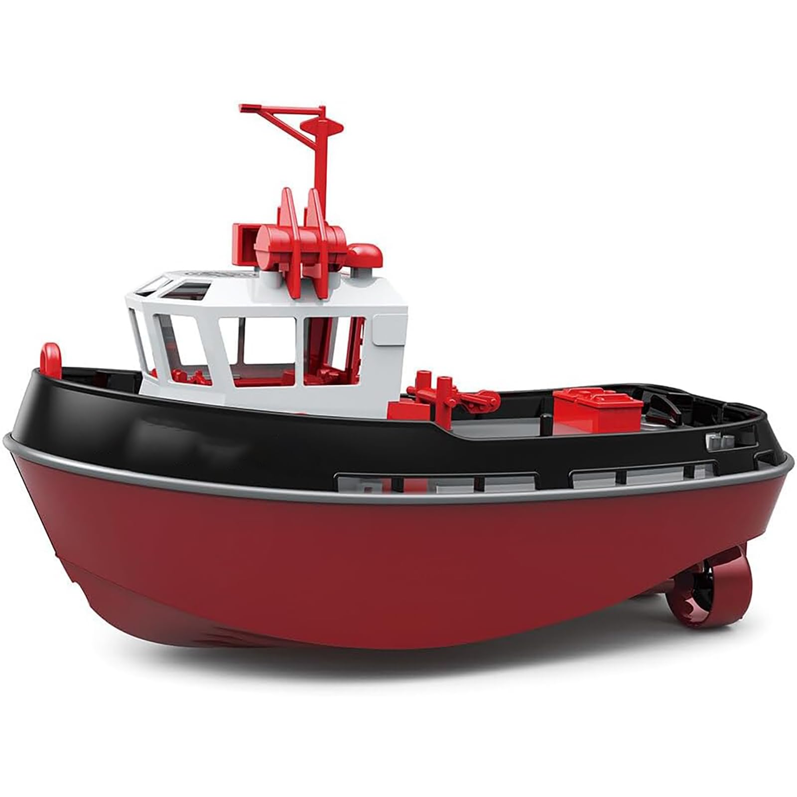 Łódź zdalnie sterowana, model 1:72 symulujący łódź elektryczną RC, wodoodporna łódź wędkarska 2.4G na basen i jezioro (wersja RTR),Black