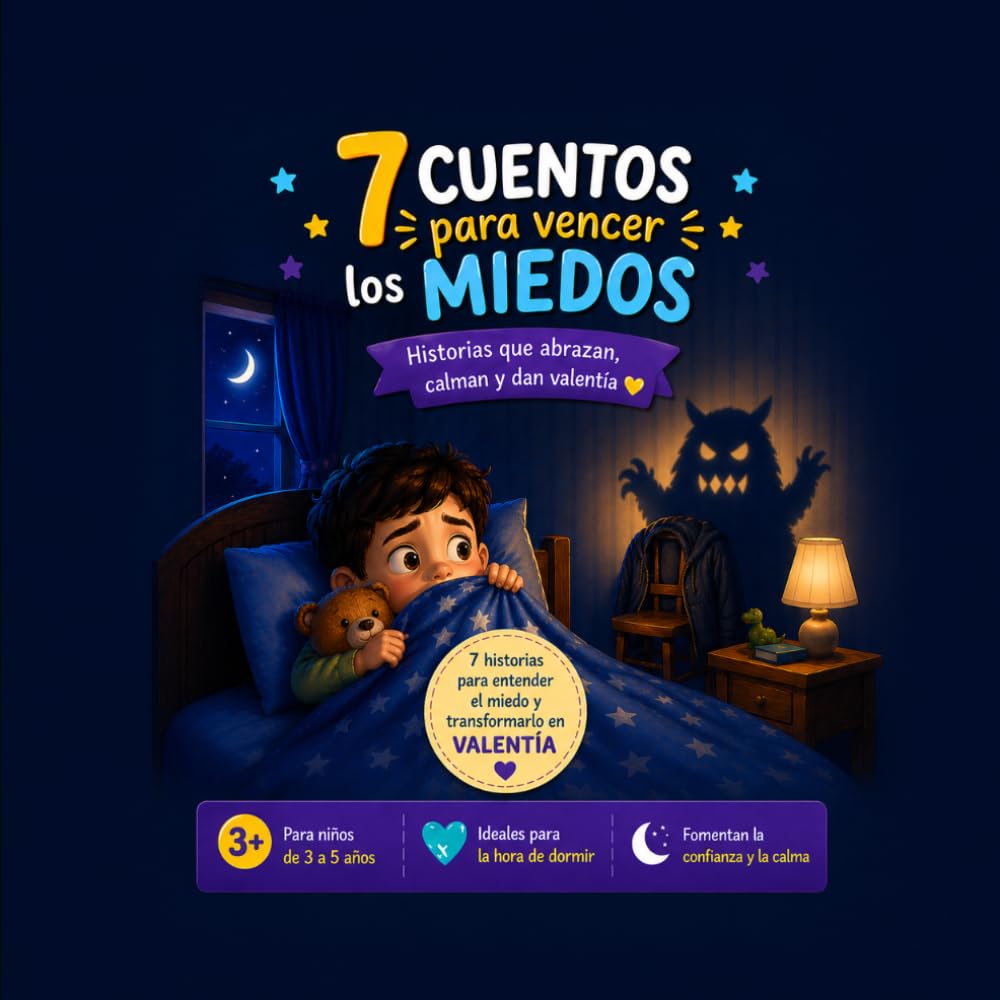 7 cuentos para vencer los miedos: Historias que abrazan, calman y dan valentía