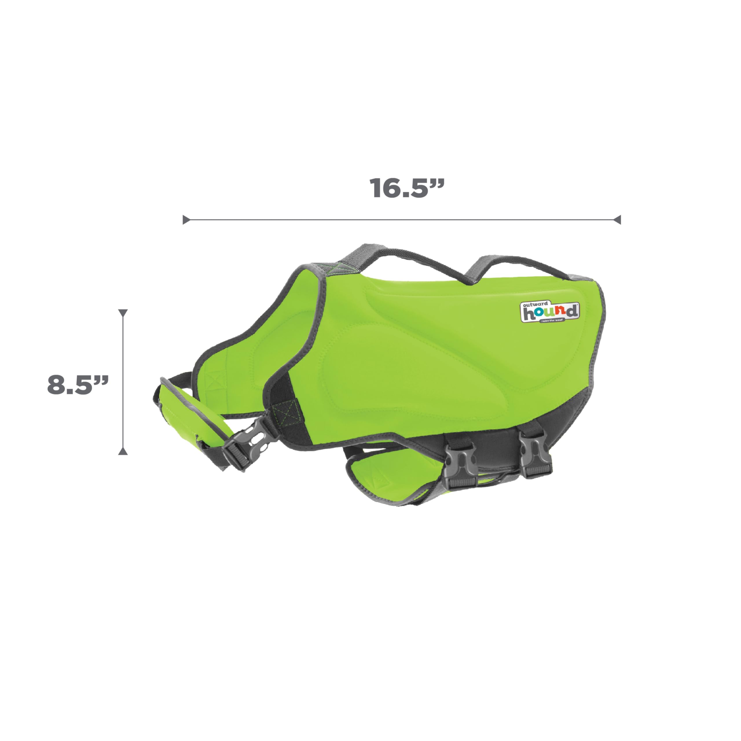 Outward Hound Dawson Swim Gilet de Sauvetage pour Chien Vert Taille XL
