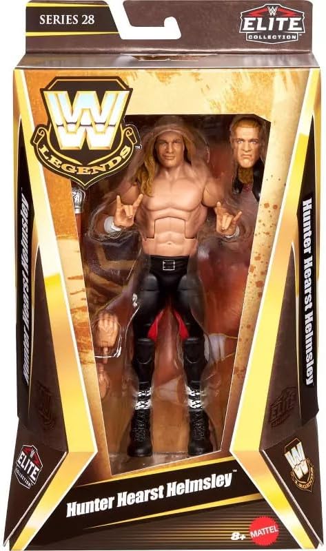 WWE Elite Legends Triple H Action Figure & Accessories, Series 28 6-Inch Collectible Set