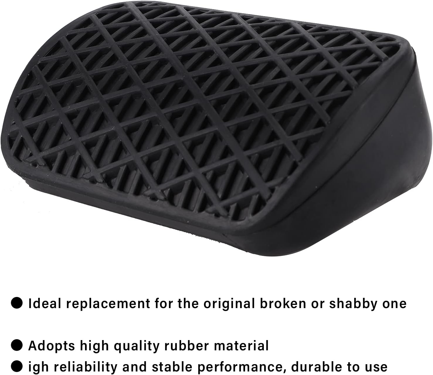 Brake Pedal Pad Cover Rubber 1232910082 Brake Pedal Pad Replacement Fit for Benz E G S SL ML GL C CLS Class 190D 280CE 300CE 300D 400SE 450SEL 560SEC Black