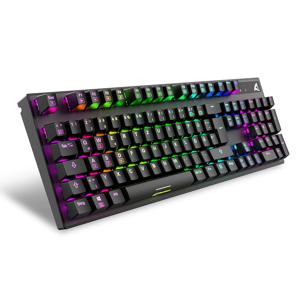 Sharkoon Skiller SGK20, interruttore meccanico, Huano Brown, RGB