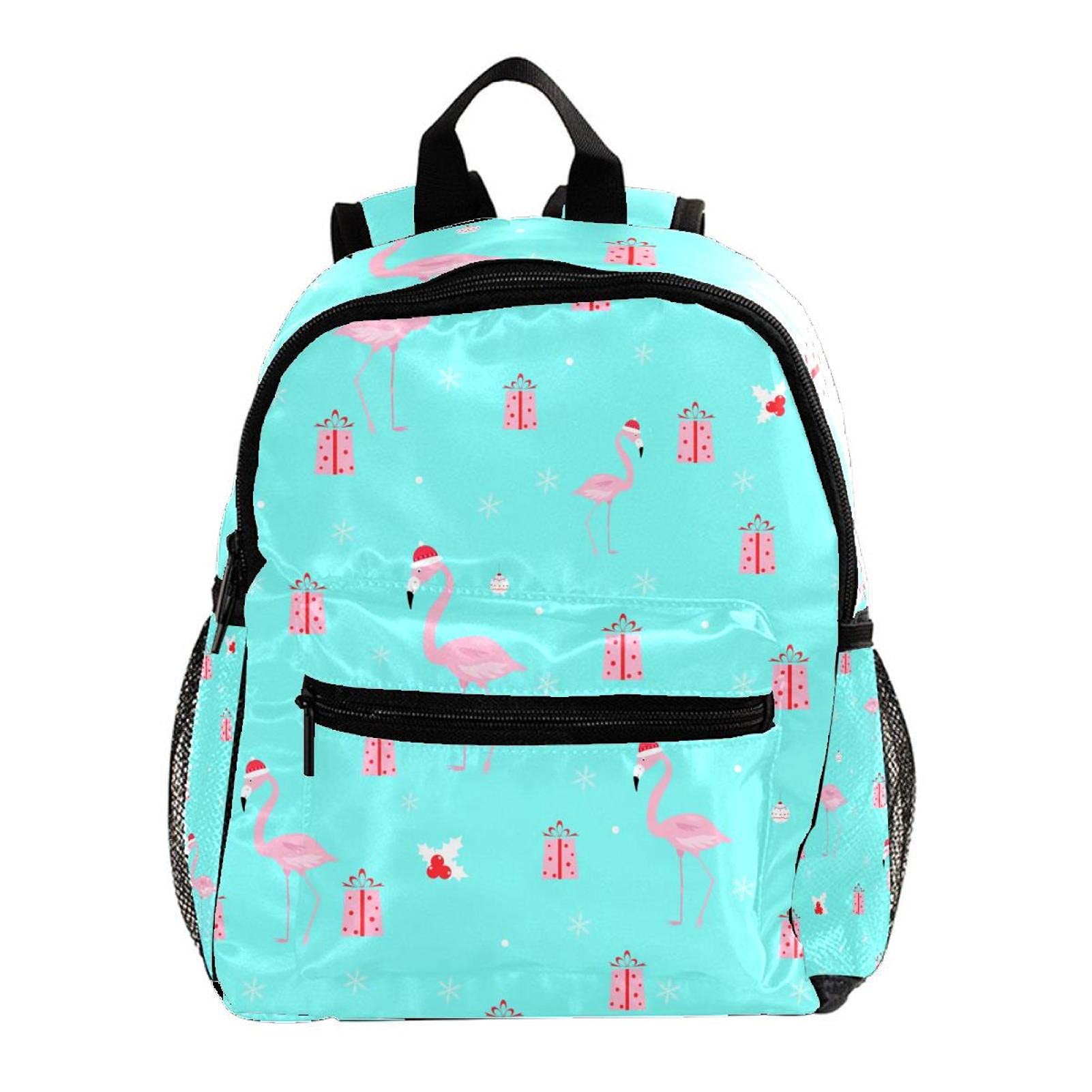 Mochila flamenco rosa para niños mini bolsa libros colegio 6