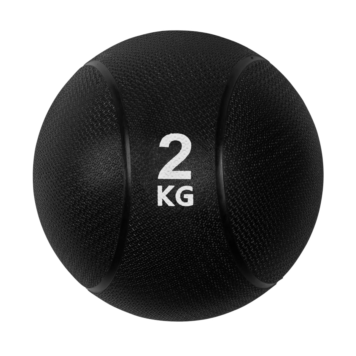 VirtuFit Piłka lekarska Pro - piłka lekarska - 2 kg - guma - czarna