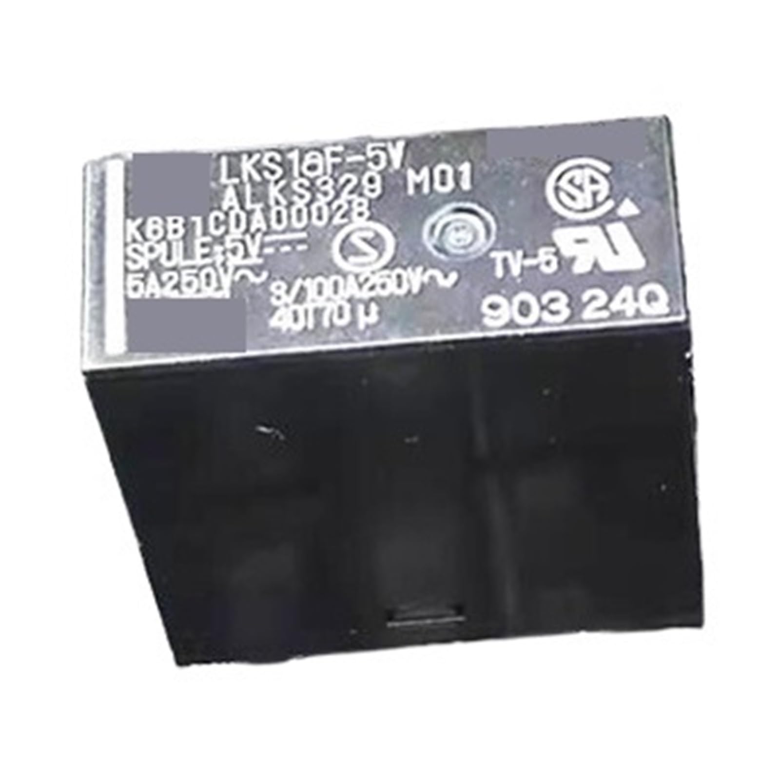 Relais 5V DC LKS1aF-5V ALKS329 M01 à 4 broches pour une commutation électronique stable
