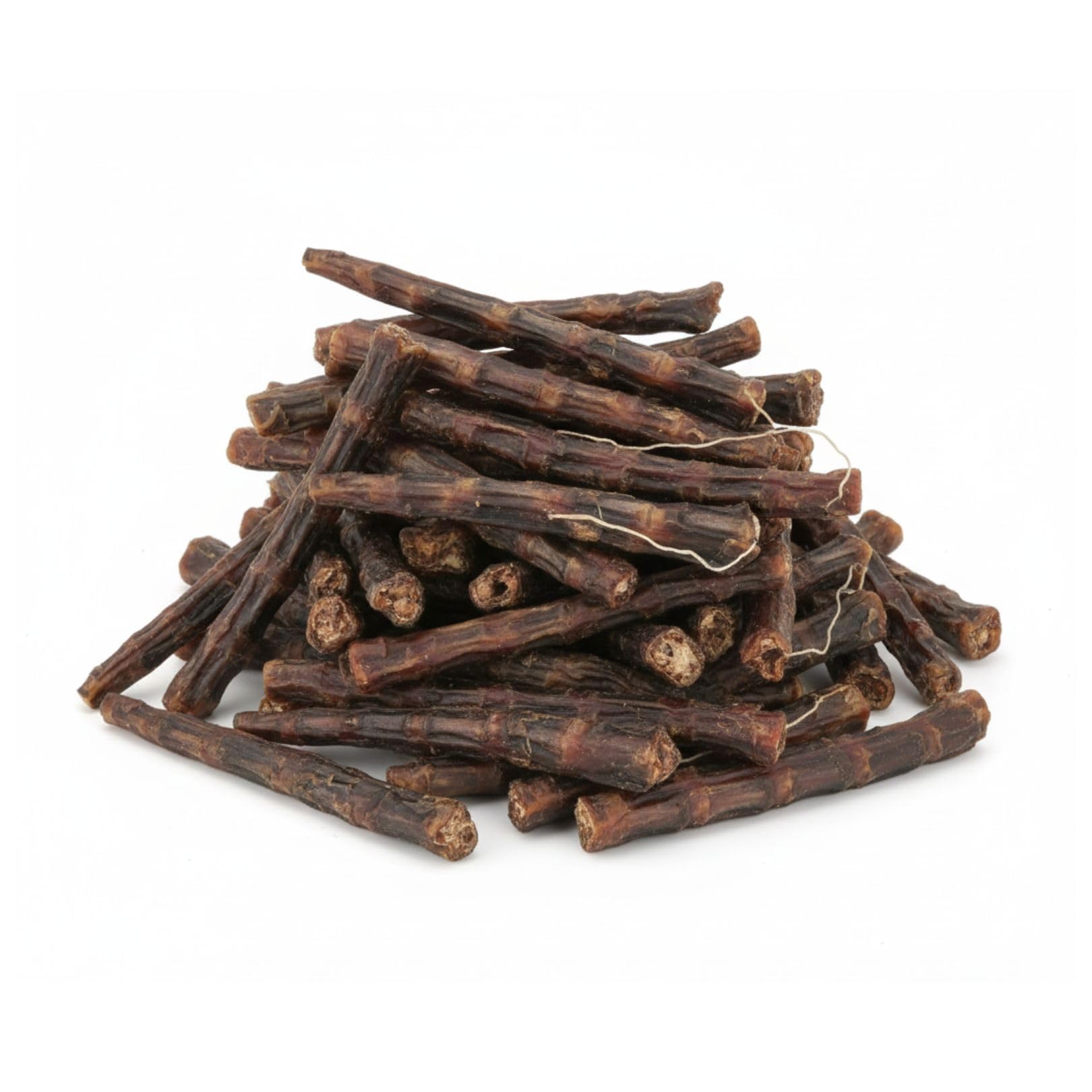 Lenda Rabo de Toro (50 Uds) - Snacks Naturales para Perro Cuidado Dental - Chuches para Perro de Rabo de Toro - Ideal como Premio para Cachorros y Adultos - Hecho en España - Apto Dieta Barf (15cm)