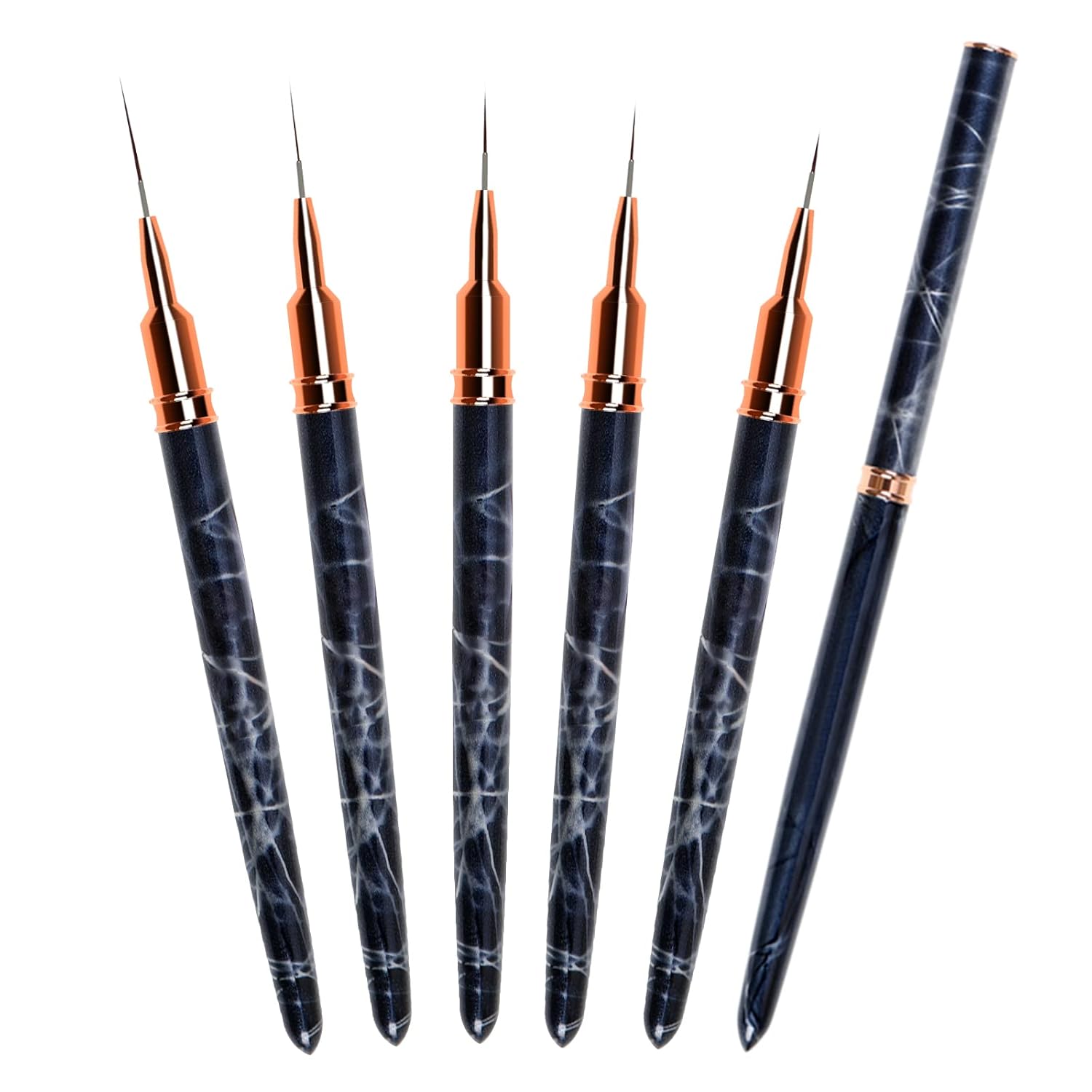 Nail Art Liner Brushes Set,5pcs Nail Art Brush for Long