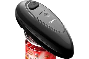 One-Touch Automatic Electric Can Opener with Smooth Edge