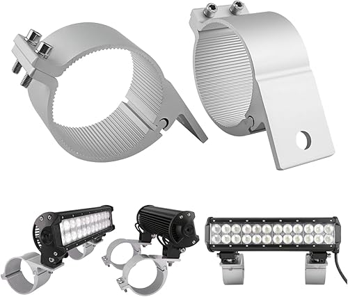 Miniatura 8 de Soporte de jaula para rollo de techo, abrazaderas de tubo de 2 pulgadas, soportes de montaje de aluminio para barra de empuje, kit de soporte de