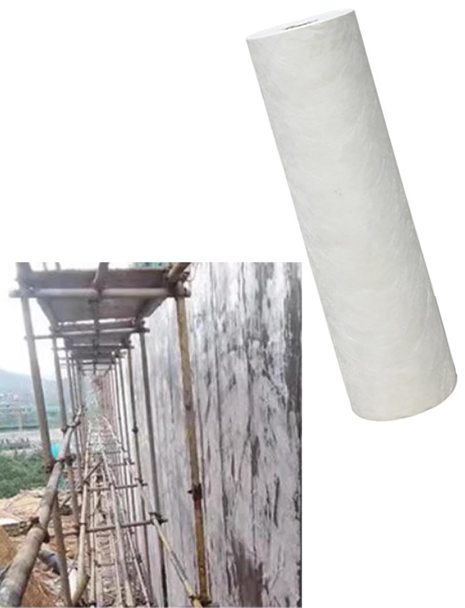 Membrana impermeable, polipropileno, resistente a la humedad para techo y baño, ideal para impermeabilizar techos y sellar grietas