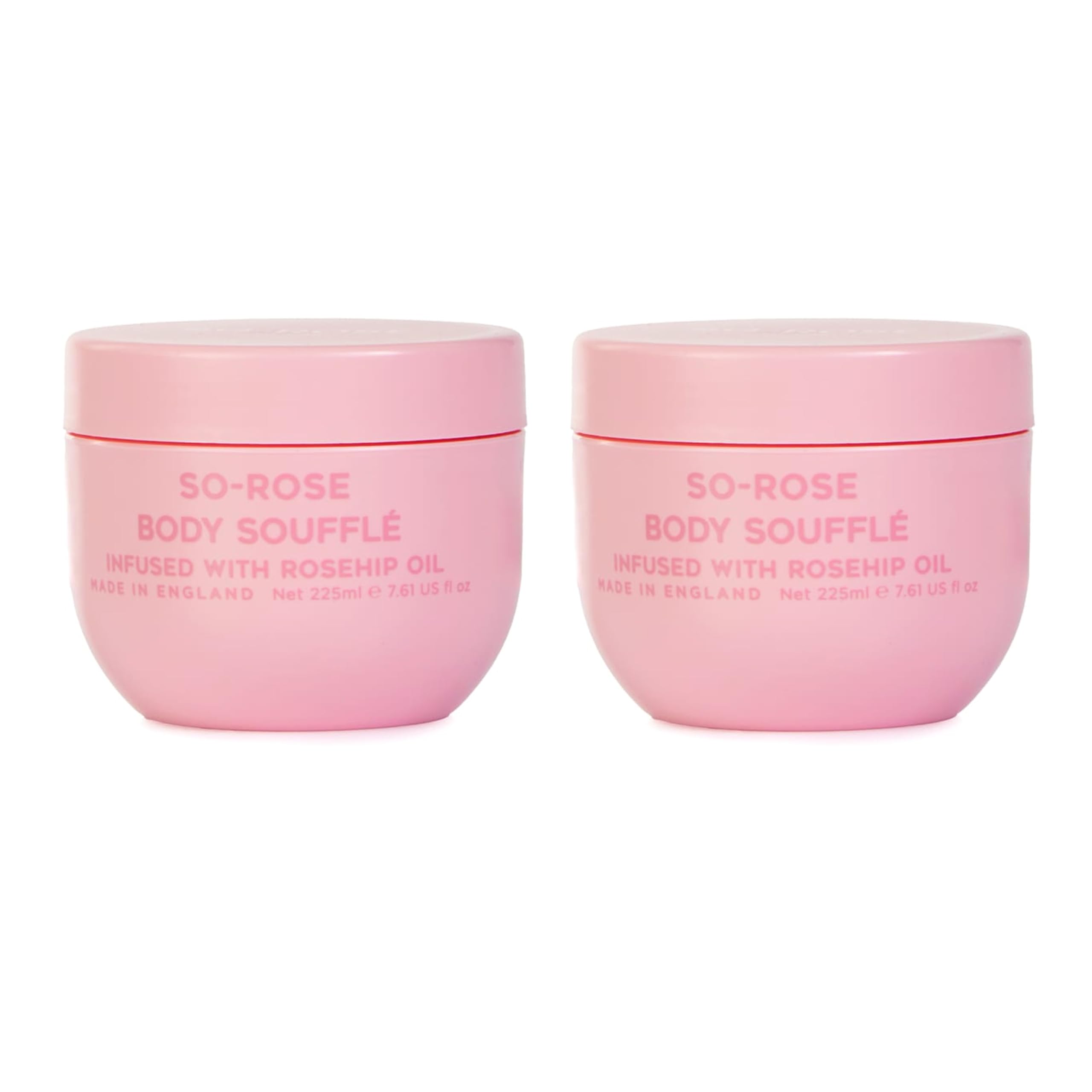 Katsy Style Body Soufflé 225ml - Infused with Rosehip Oil, Vanilla & Caramel for Nourished Floral-Scented Skin (Pack of 2)