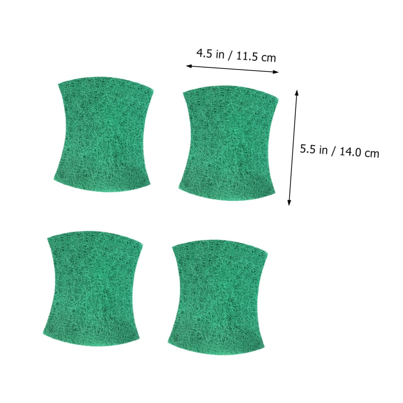 HOODANCOS 6pcs Multipurpose Household Scrubber Pads Reusable Dish Scouring Pads for Kitchen Cleaning Durable and Highly Absorbent for Dishes Bowls Pots and Pans