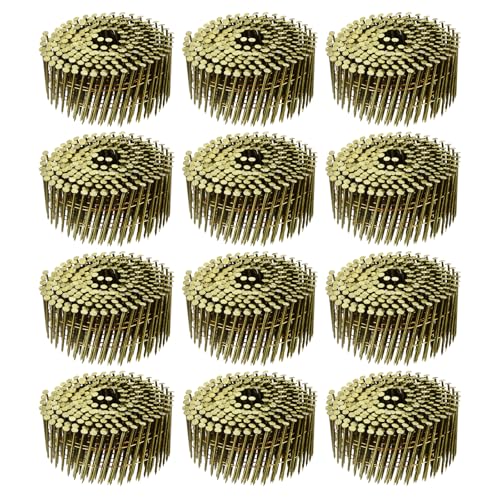 Clous de bardage à tige annelée tête ronde pour finition de façade durable 5,3 cm - 2