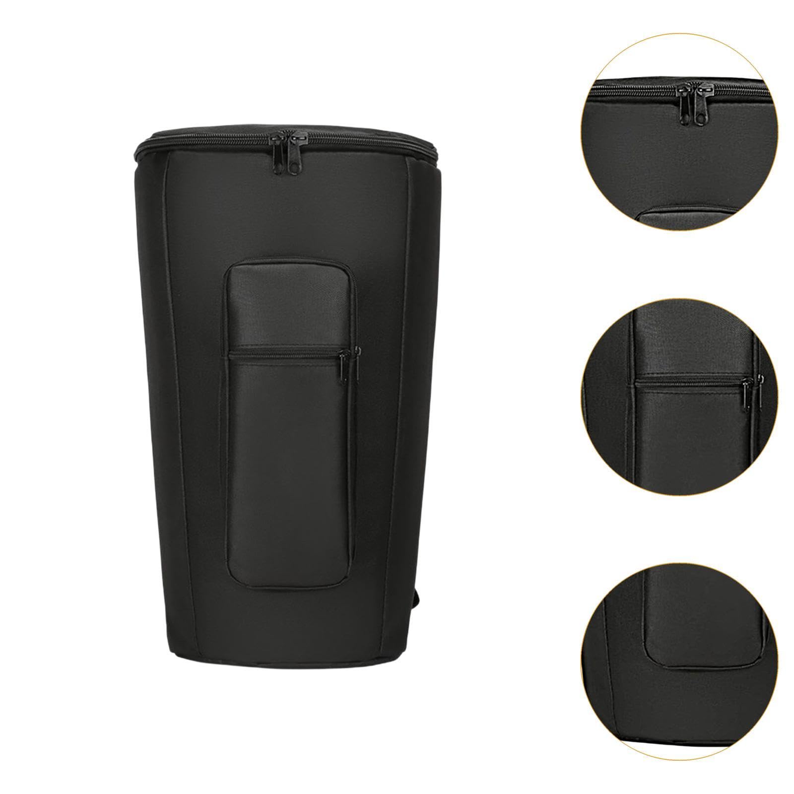 DYNWAVE Djembe Drum Bag African Drum Carry Case Shockproof Waterproof Sturdy Thickened with Inner Padding Adjustable Shoulder Straps, 10 Inch