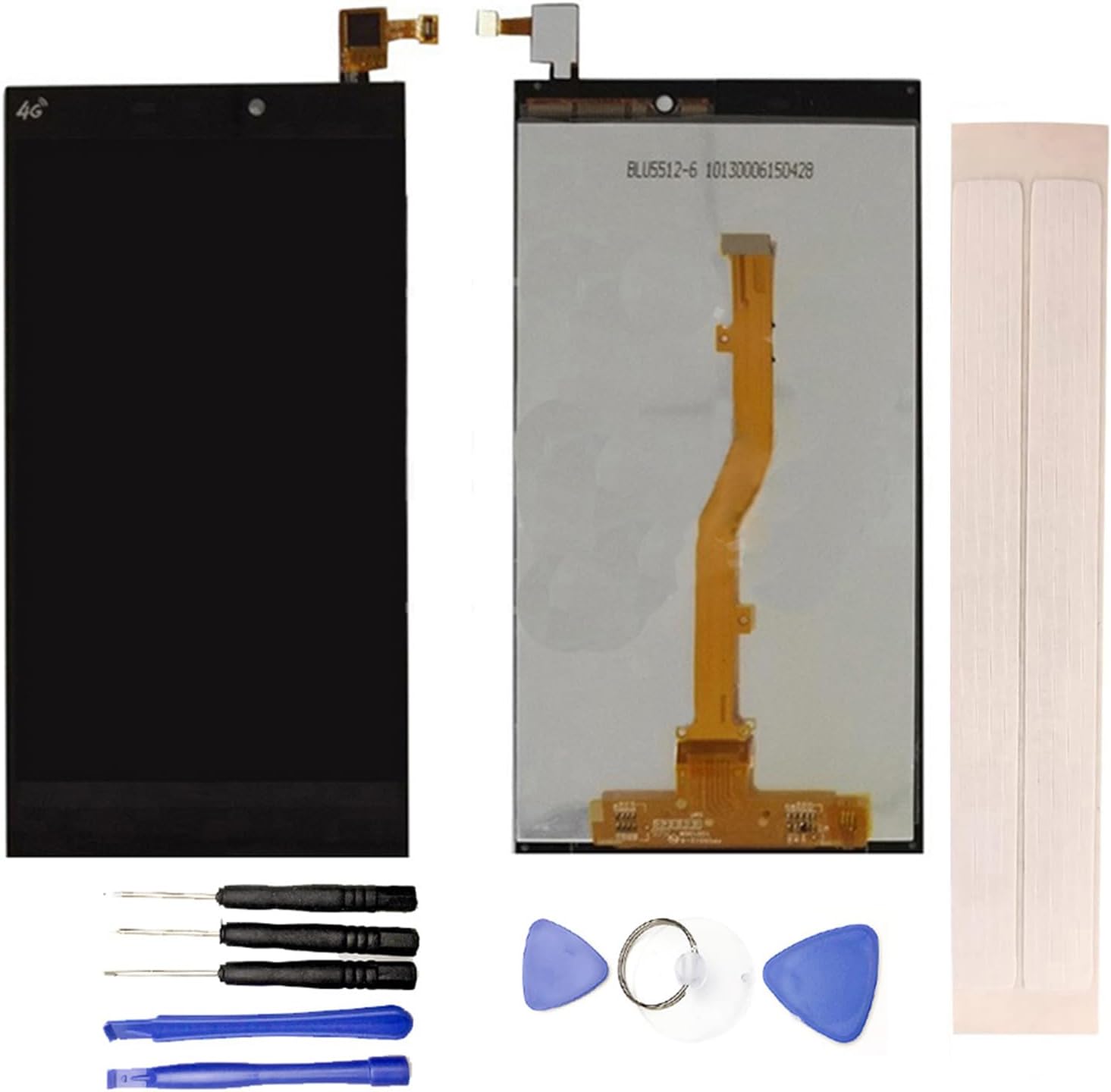 LCD Display & Replacement Touch Screen Digitizer Assembly with Free Tools for Alca-tel Nura 2 Nura2 M823 Black