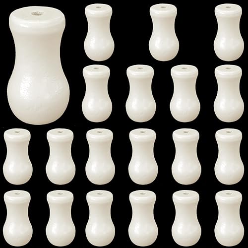 Miniatura 1 de Kowibcl 20 perillas de cuerda de madera con borlas para persianas y cortinas