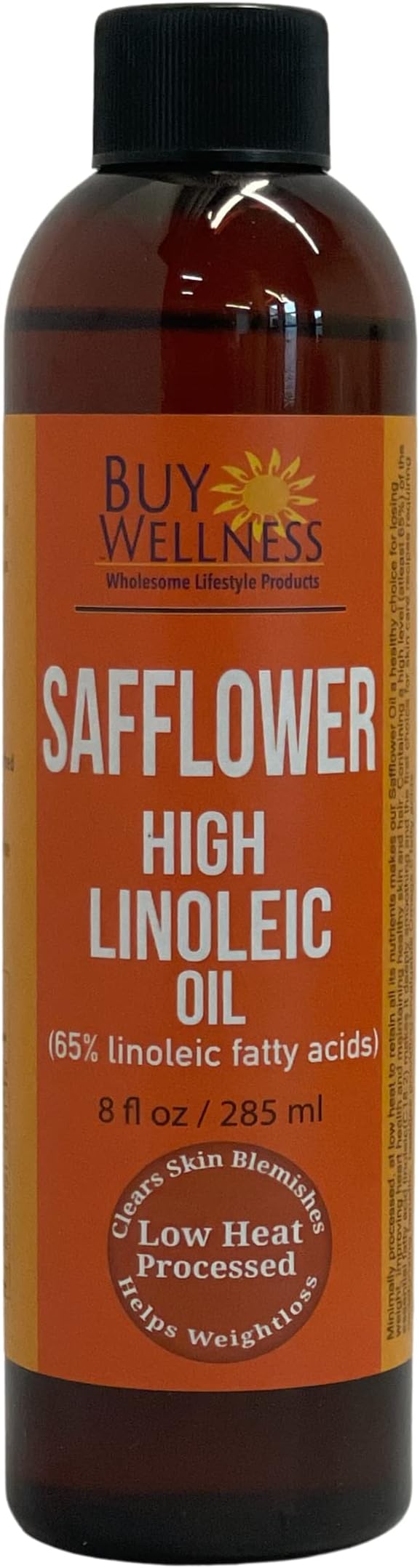 Safflower Oil High Linoleic Acid Cold Pressed Ultra Great Culinary or Fine Face & Skin Moisturizer Anti Aging 8 oz
