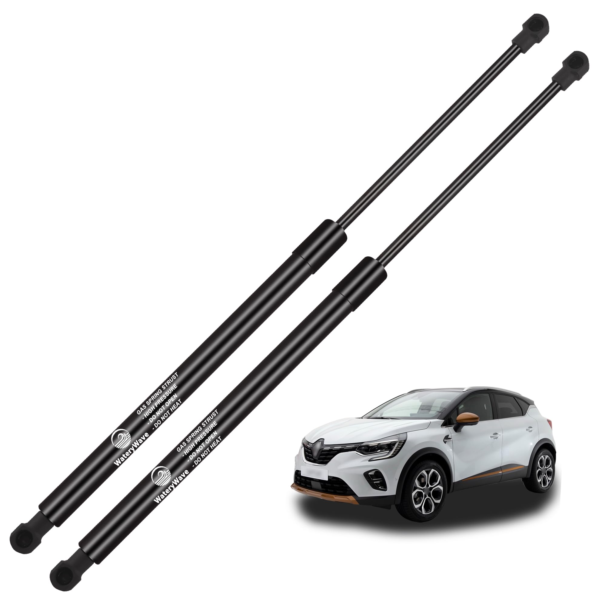 WateryWave 2X Heckklappe Stoßdämpfer Kofferraum für Captur 2013-2019 Kofferraum-gasfeder Gasdruckdämpfer Gasdruckfeder Gasfeder Heckklappe heckklappendämpfer Ersetzen #844301324R