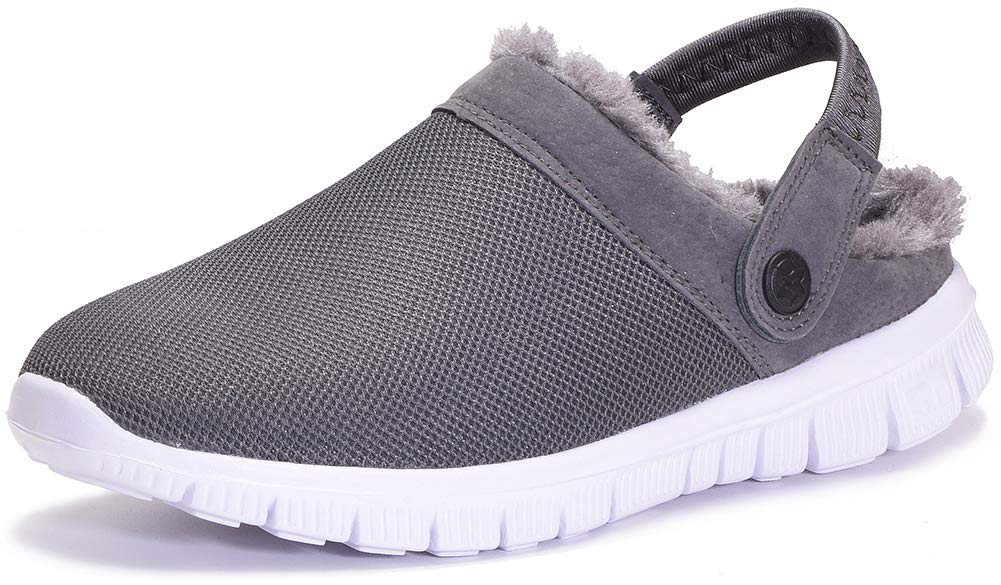 Pantofole Uomo Donna Pantofola Invernali Calde Pelliccia Scarpe da Giardino Ciabatte da Casa Zoccoli e Sabot Comode 36-48