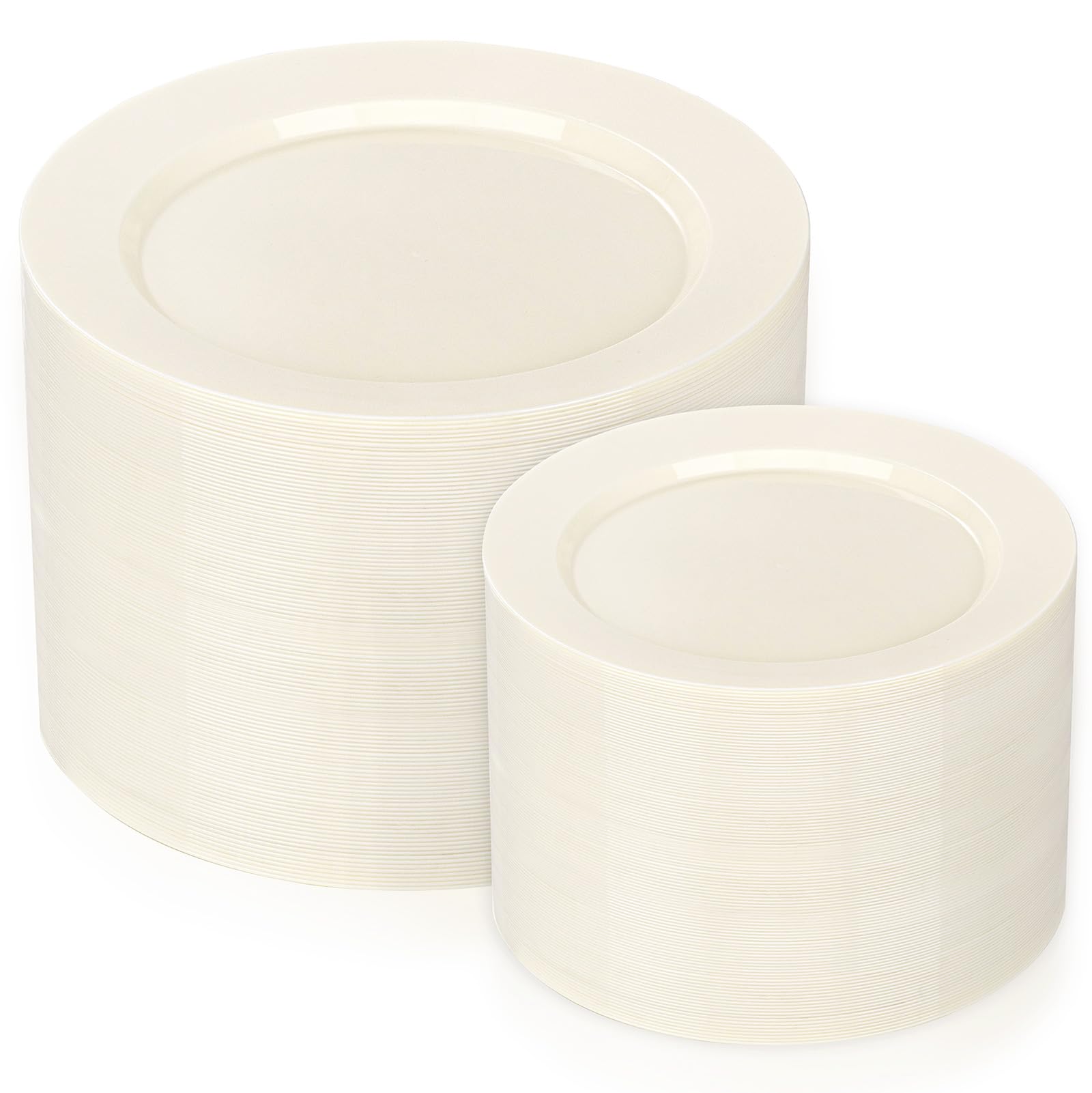 Silver Disposable Plates - 200 Pack -7