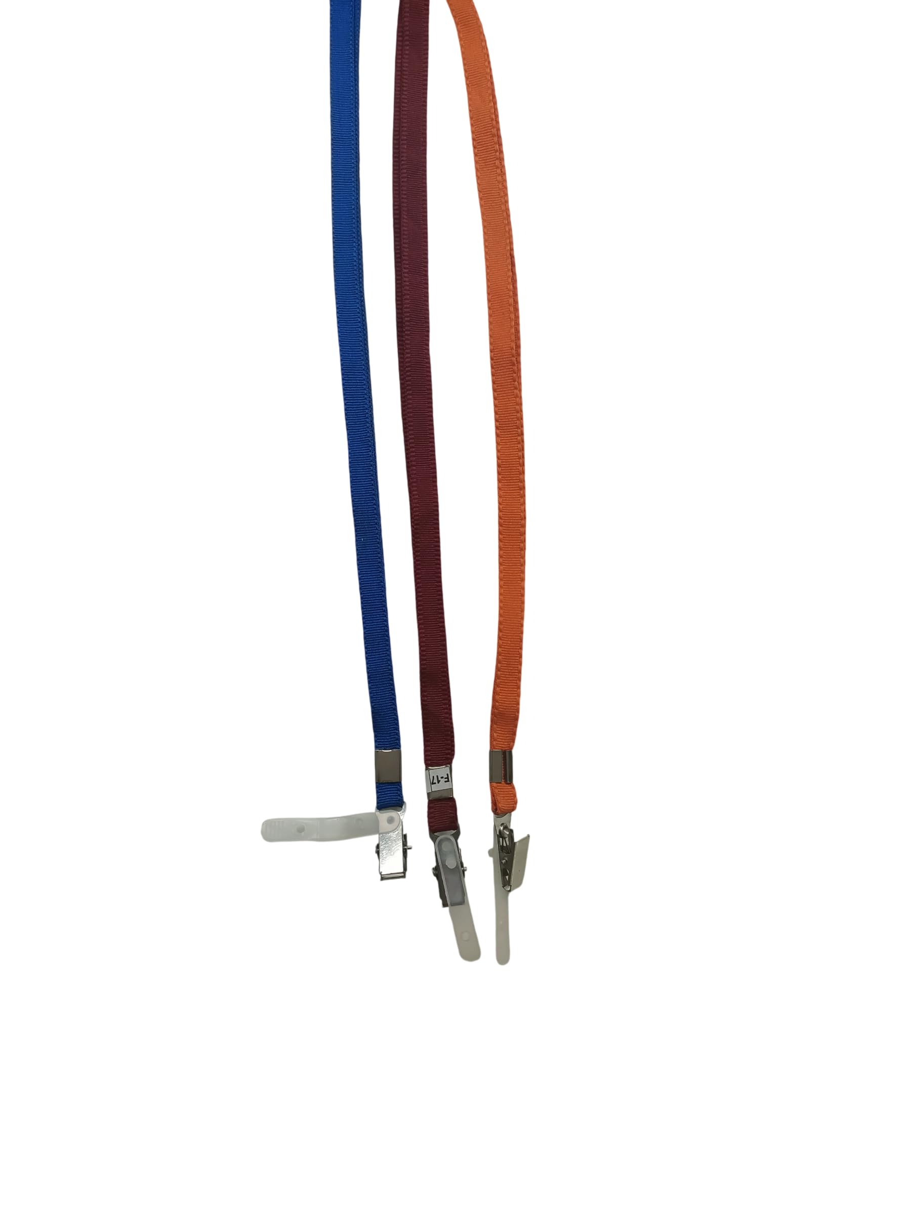 F17 12mm Yellow Lanyards (100 Pack) – Flat Woven ID Badge Holder Straps with Heavy Duty Metal Bulldog Clips for Office, School, Events & Conferences ID Badges-image-45